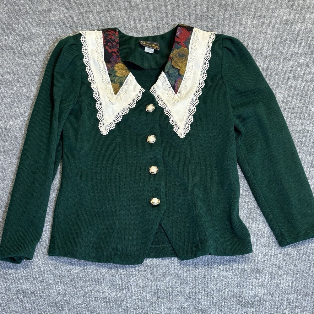 vintage dagger collar Knitted Shirt Matthew and‎ David Size 12 Women's